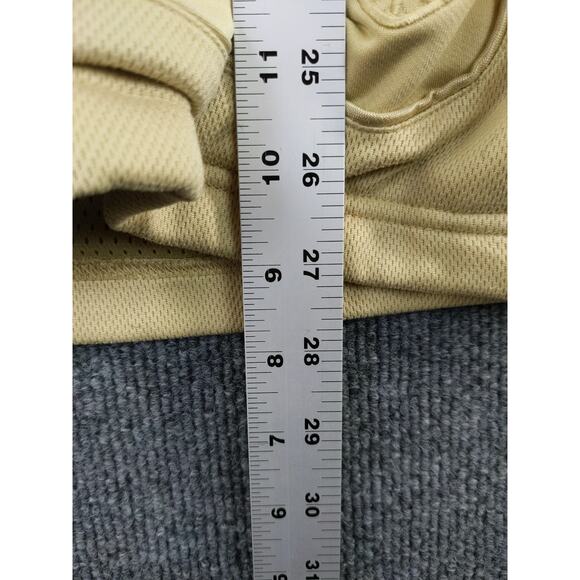 Nike Drifit Full Zip Hoodie Jacket Size Small Tan Gold Embroidered Swoosh - Picture 3 of 14